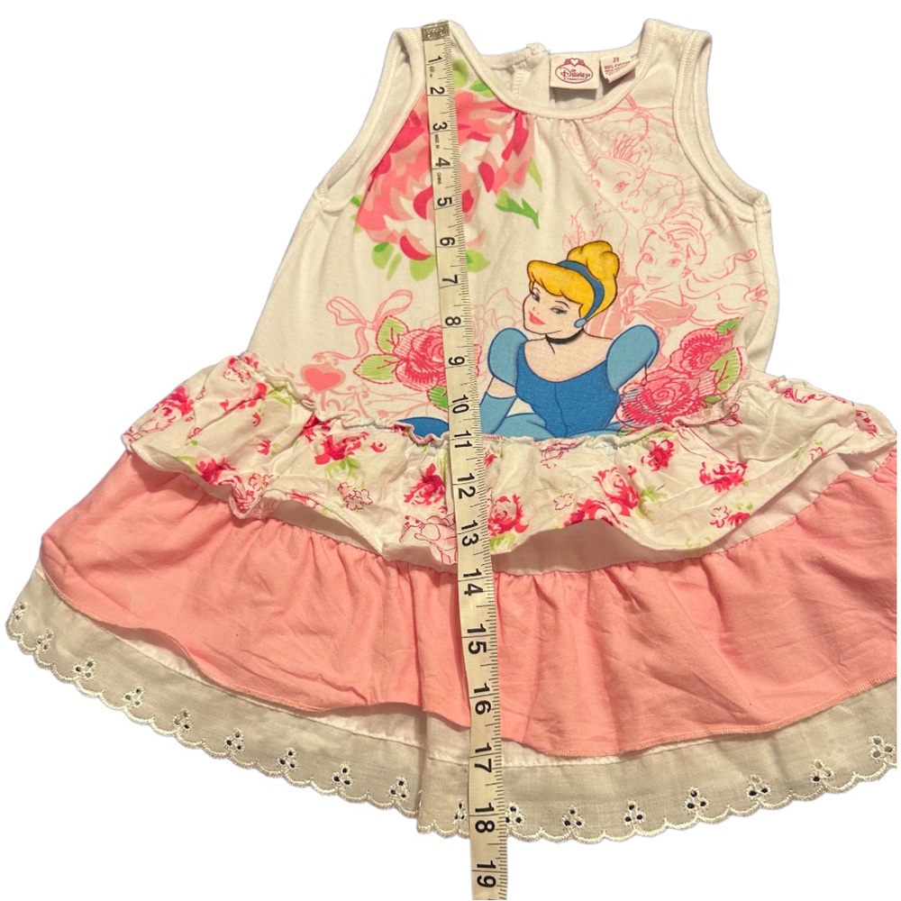 Disney Cinderella multi-layer sleeveless dress size 2T - Picture 6 of 6